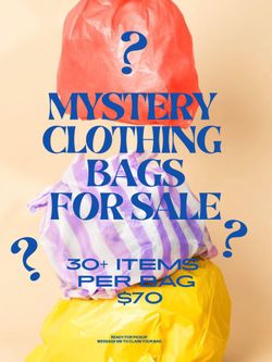 CLOTHING BAGS MYSTERY BAG
