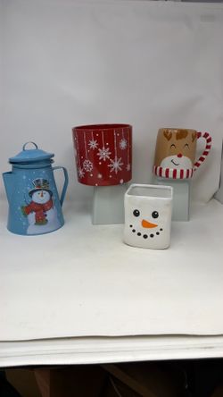 Christmas vases