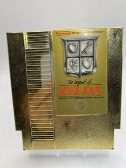 The Legend of Zelda Gold Cartridge 5-Screw (Nintendo NES, 1987) Authentic Tested