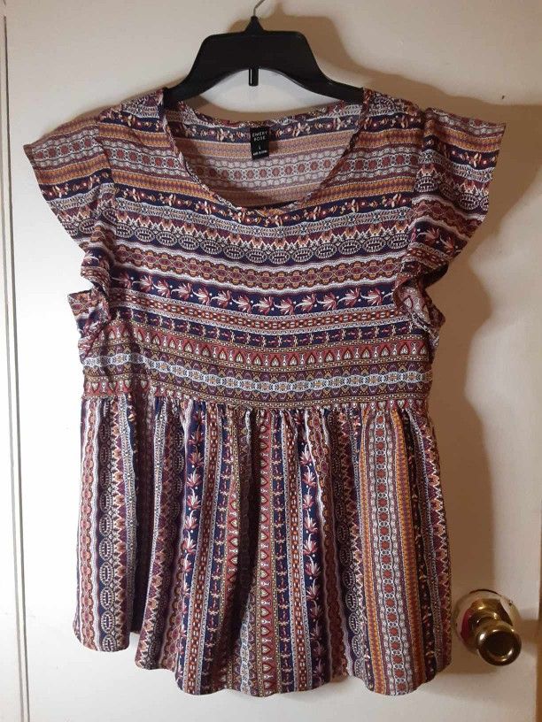 Women's Emery Rose Tunic Top Size Large