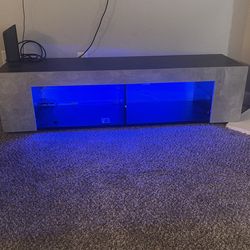 LED Light tv stand