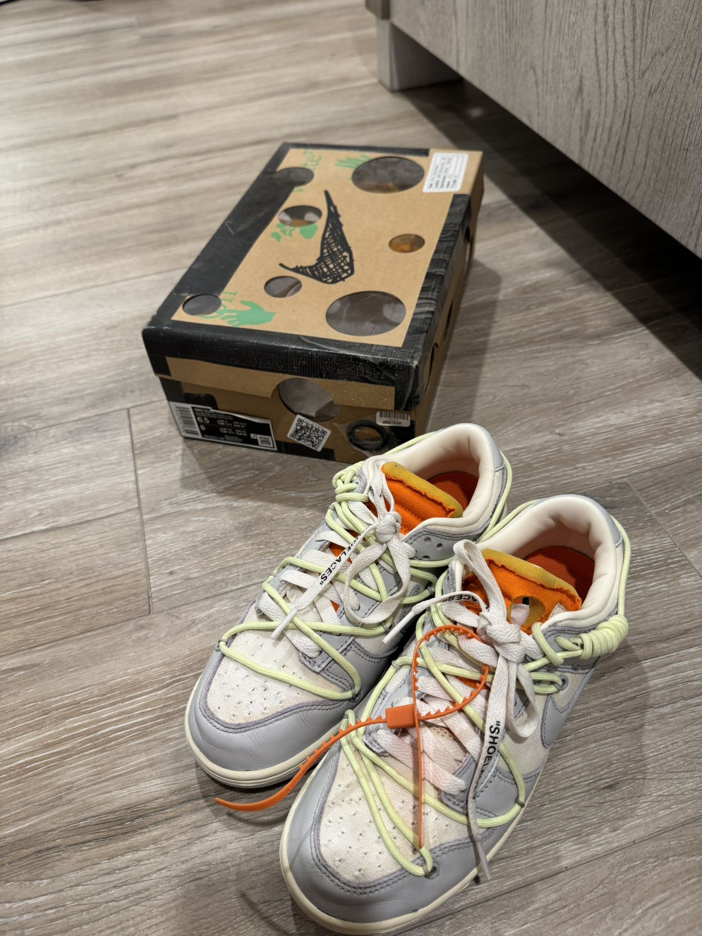 NIKE dunk Low x Off White Lot 43