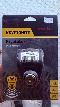 Kryptonite KryptoLok 6A Alarm Disc Lock – Motorcycle Security