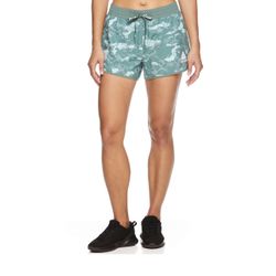Reebok Women Printed Essential Running Short with Pockets, Size M