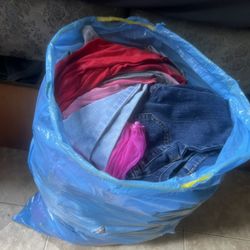 Huge 13 Gallon Bag Of Girl 4-5T Clothes 