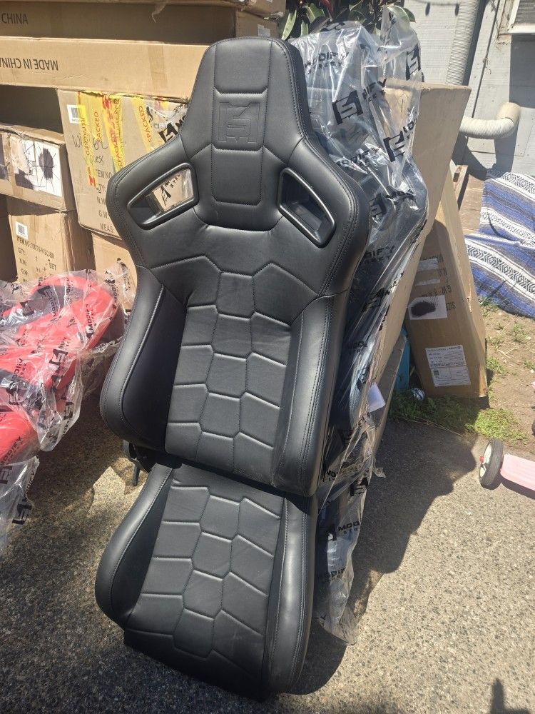 All Black Racing Seats