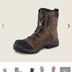 SIZE 11 RED WING TRADESMAN BOA WATERPROOF LEATHER SAFETY TOE BOOTS BRAND NEW 
