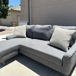 Gray Couch. $130. Deliver Available. Small Fee