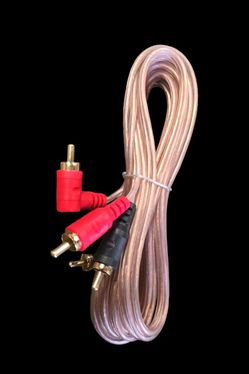 RCA Male to Male 2 RCA Plug Audio Cable 2 Meters for Universal Auto Car
