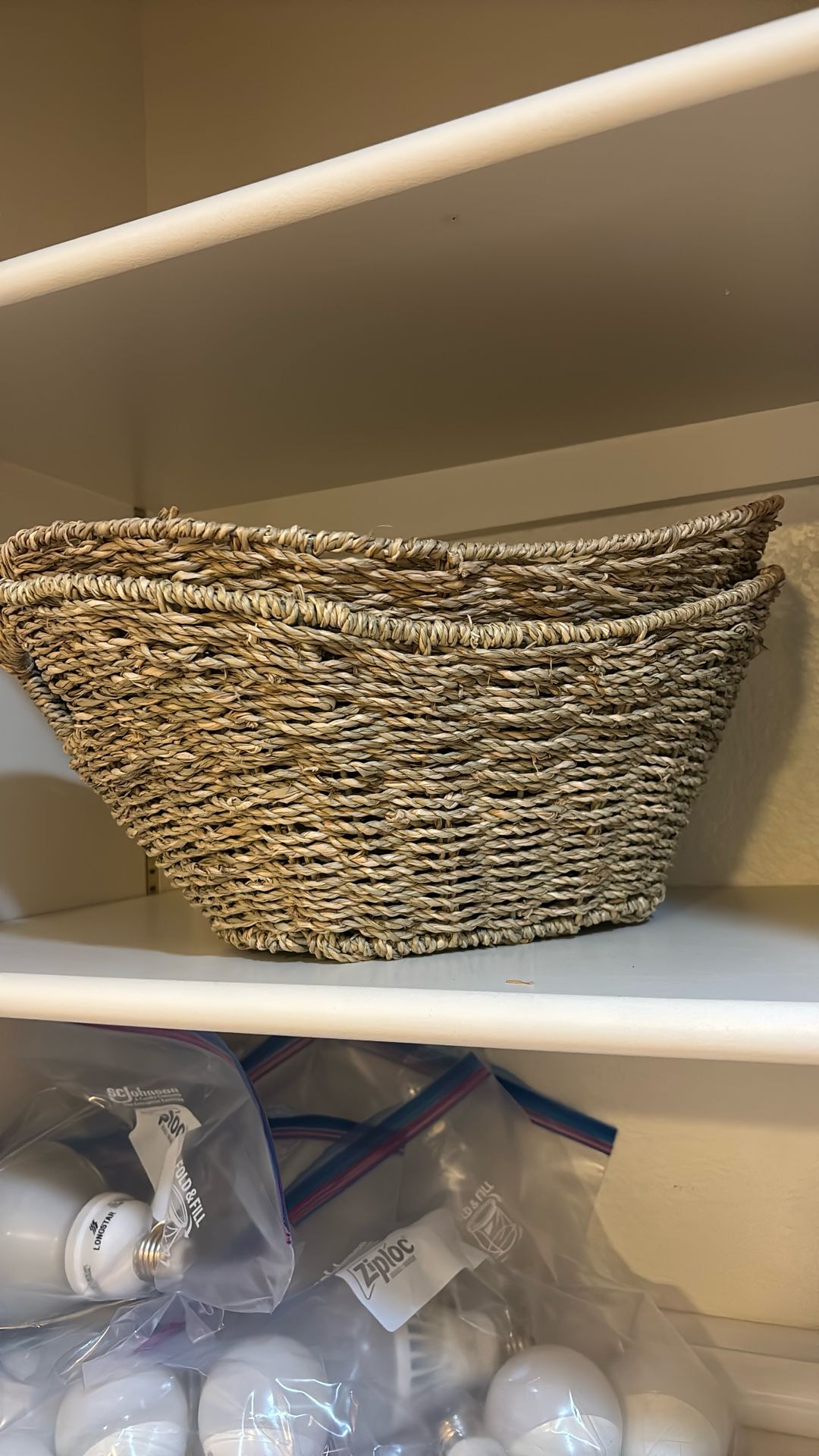 2 Wicker Baskets 