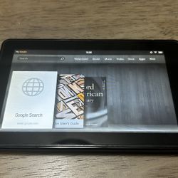 Amazon Kindle Fire (1st Gen) – 7” Tablet – 8GB – Good Condition + Charger
