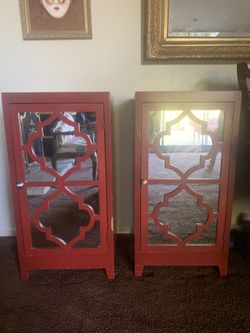 Mirrored Accent Tables
