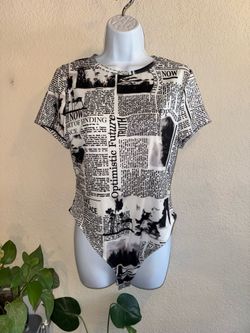 News paper bodysuit style
