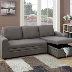 Brand New In Box Sectional Sleeper With Storage