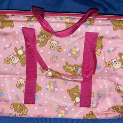 Large Rilakkuma Canvas Zip-Top Bag