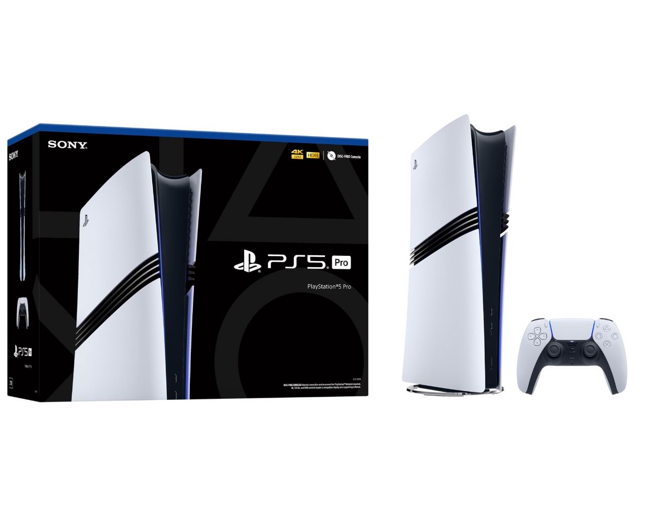 Playstation 5 Pro + Headphones Wireless $600