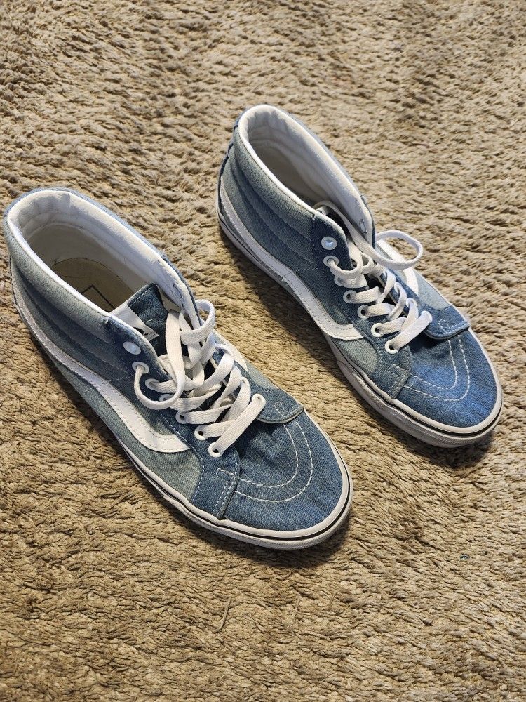 Van Denim High Tops