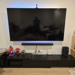 Povision 71 To 100 Inch Media Console Black