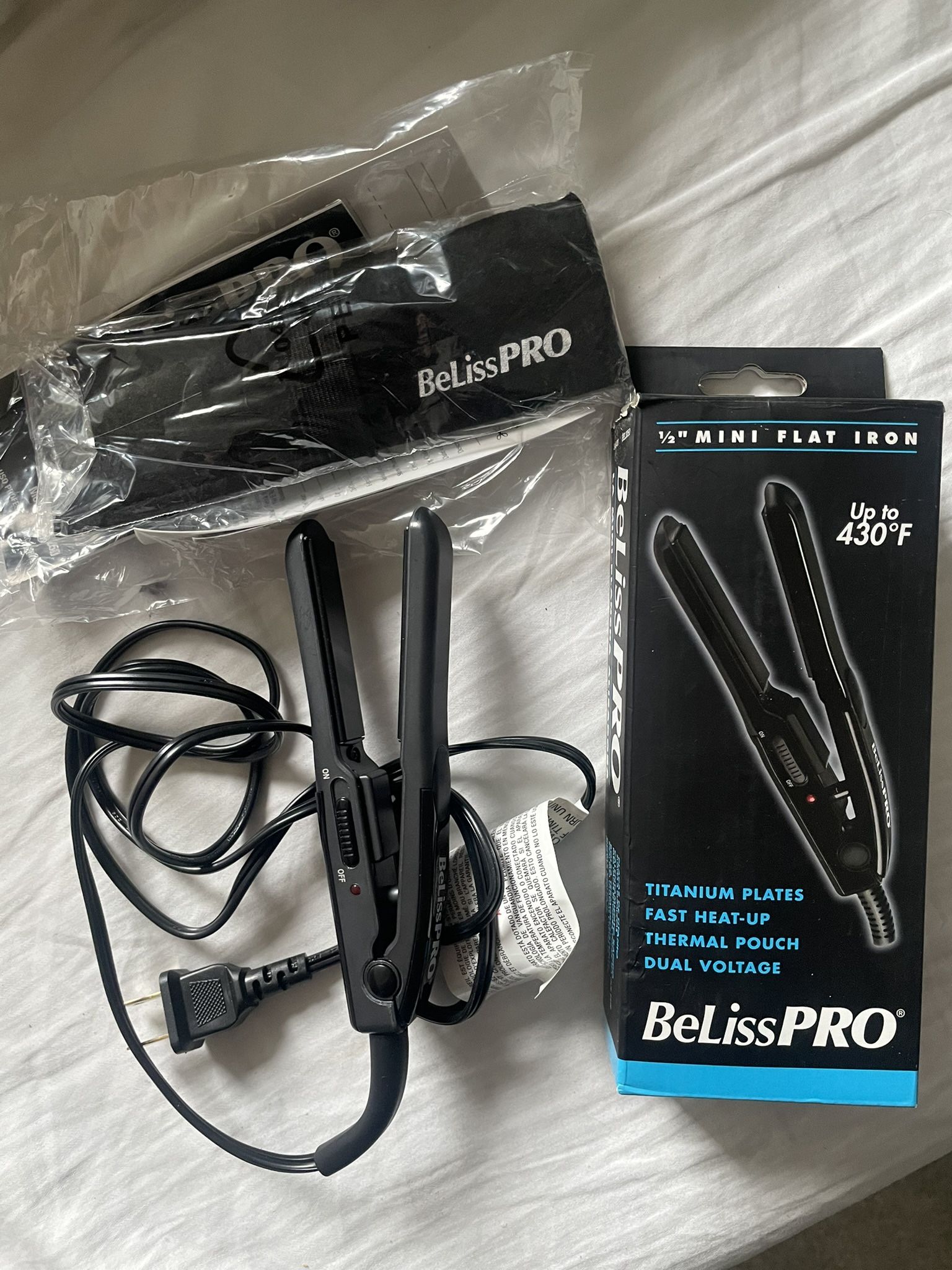 BeLiss Pro 1/2 inch Mini Flat Iron