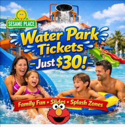 Sesame Place water park tickets. Boletos, Amazing Summer deal 🤽🤽🤽