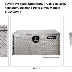Underbody Truck Box