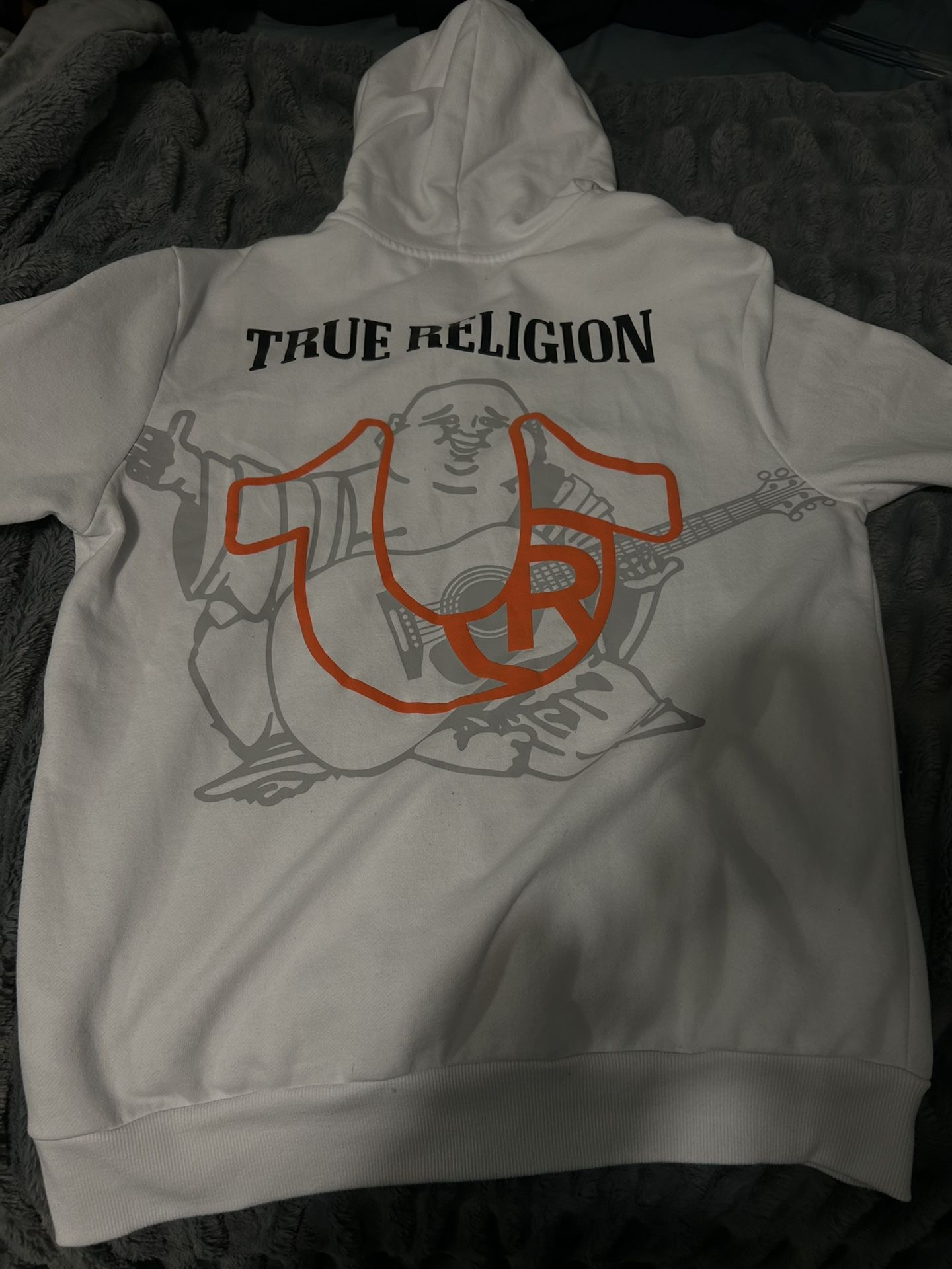 black religion zip up hoodie