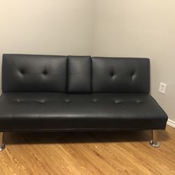 Black Futon/Couch $60 (Almost New)