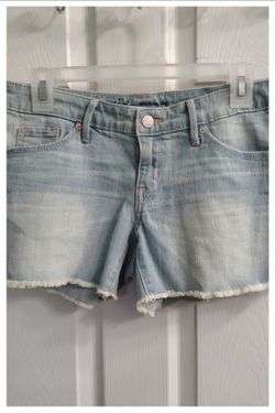 'Mossimo Denim' Mid-Rise Distressed Look Frayed Hem Shorts - Women's 4/27 *NEW*