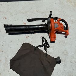 BLACK+DECKER Leaf Blower & Leaf Vacuum, 3-in-1,