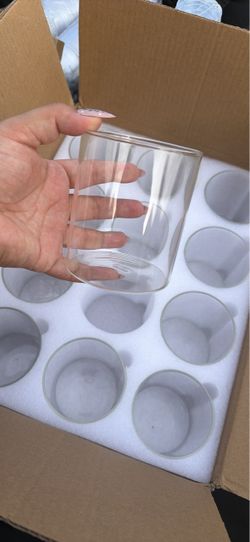 Clear Glass Tumbler Set