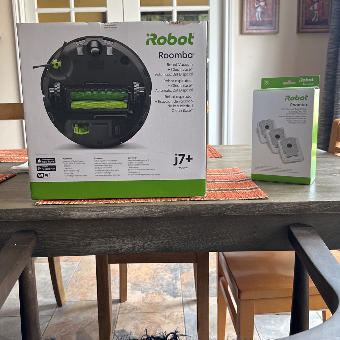iRobot Roomba J7+ with Dirt Disposal Bag 3 Pack 