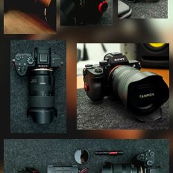 Sony Alpha a7III + Tamron 28-75mm f2.8 + Tripod + accessories