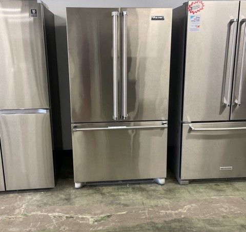 Viking French Door Refrigerator Stainless Steel NU