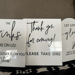 Wedding Signs