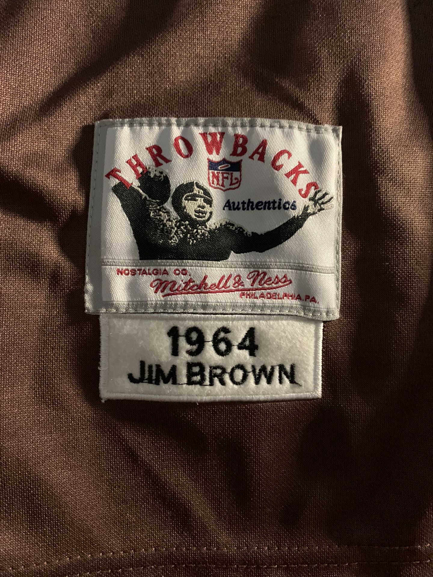 NFL CLEVELAND BROWNS THROWBACK JERSEY JIM BROWN MITCHELL AND NESS for Sale  in Los Angeles, CA - OfferUp