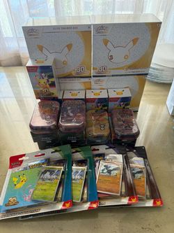 Pokemon 30th celebration TCG cards