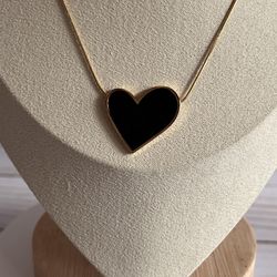  Heart Shape Titanium Steel Necklace