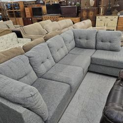 Grey Sectional Couch 