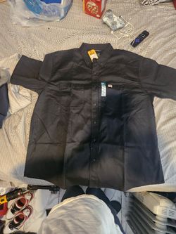 Carhartt Rugged Flex Relaxed Fit Short Sleeve shirt Black New Size XXL