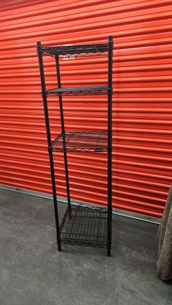 Shelving black steel wire Organized Living