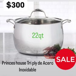 Princess house Olla 22qt Tri-Ply