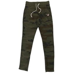 ASRV CC41 Joggers Mens Large L Camo Pants Sweatpants Sweats Ankle Zipper Running