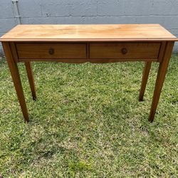 Wood Console Table