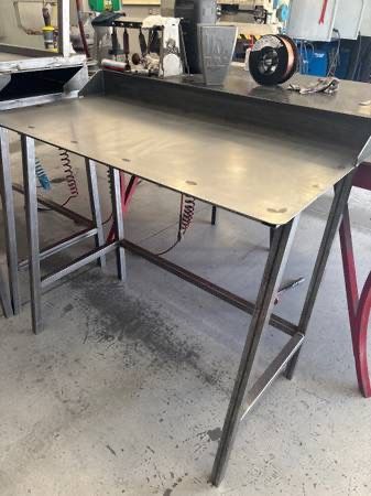Mild steel workbench for sale - $110 (Rancho Cucamonga)