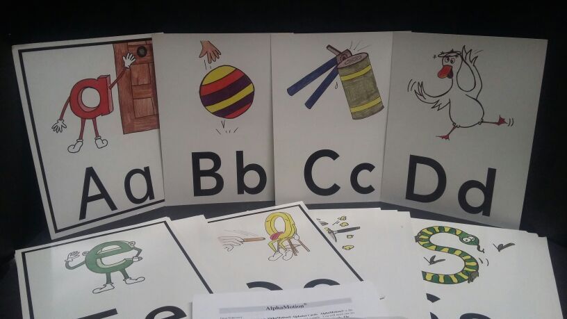 Alpha Motion alphabet cards with cd