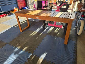1 PCS Acacia Wood Outdoor Garden Bench with Slatted Seat 800 lbs Capacity for Front Porch