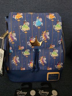 Disney Loungefly Mini Backpack Princess Carrousel