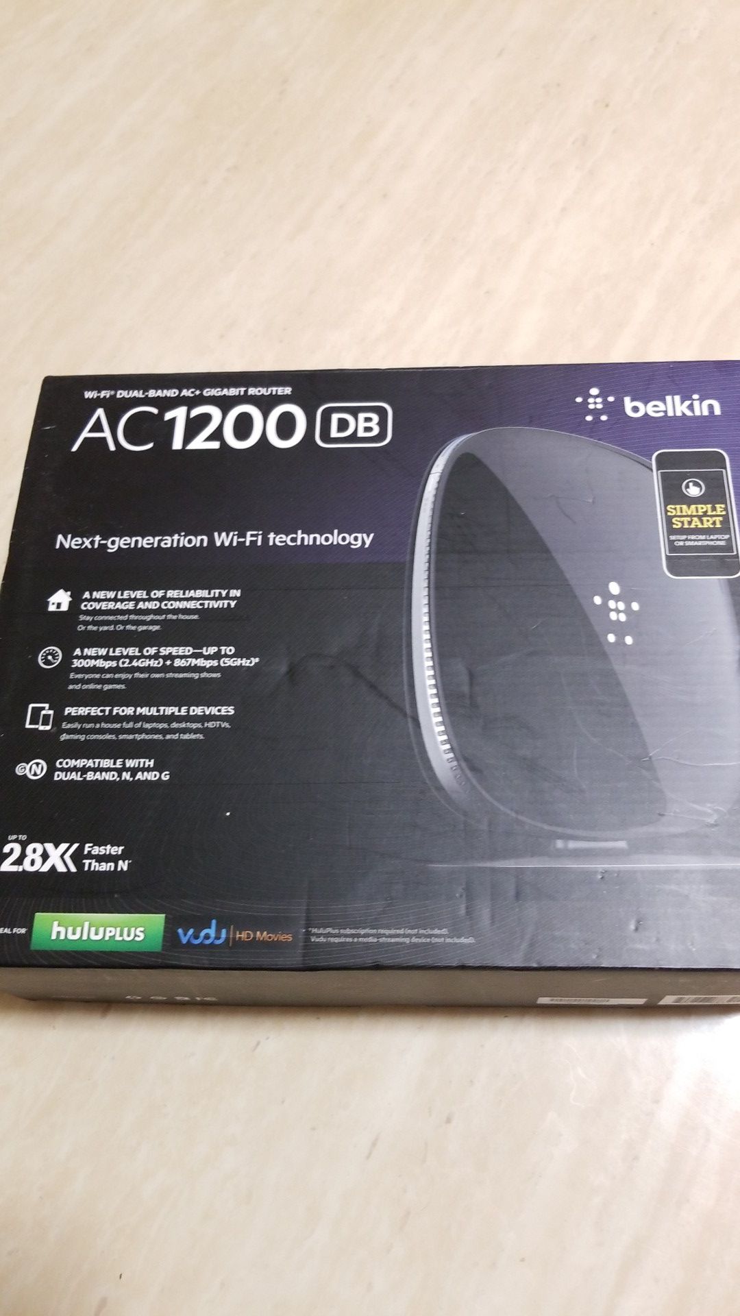 Belkin ac1200db router