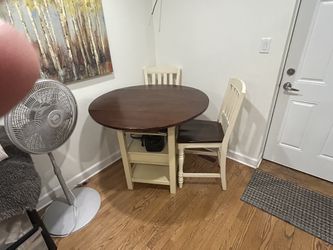 Two Chair Folding Edge Kitchen Table