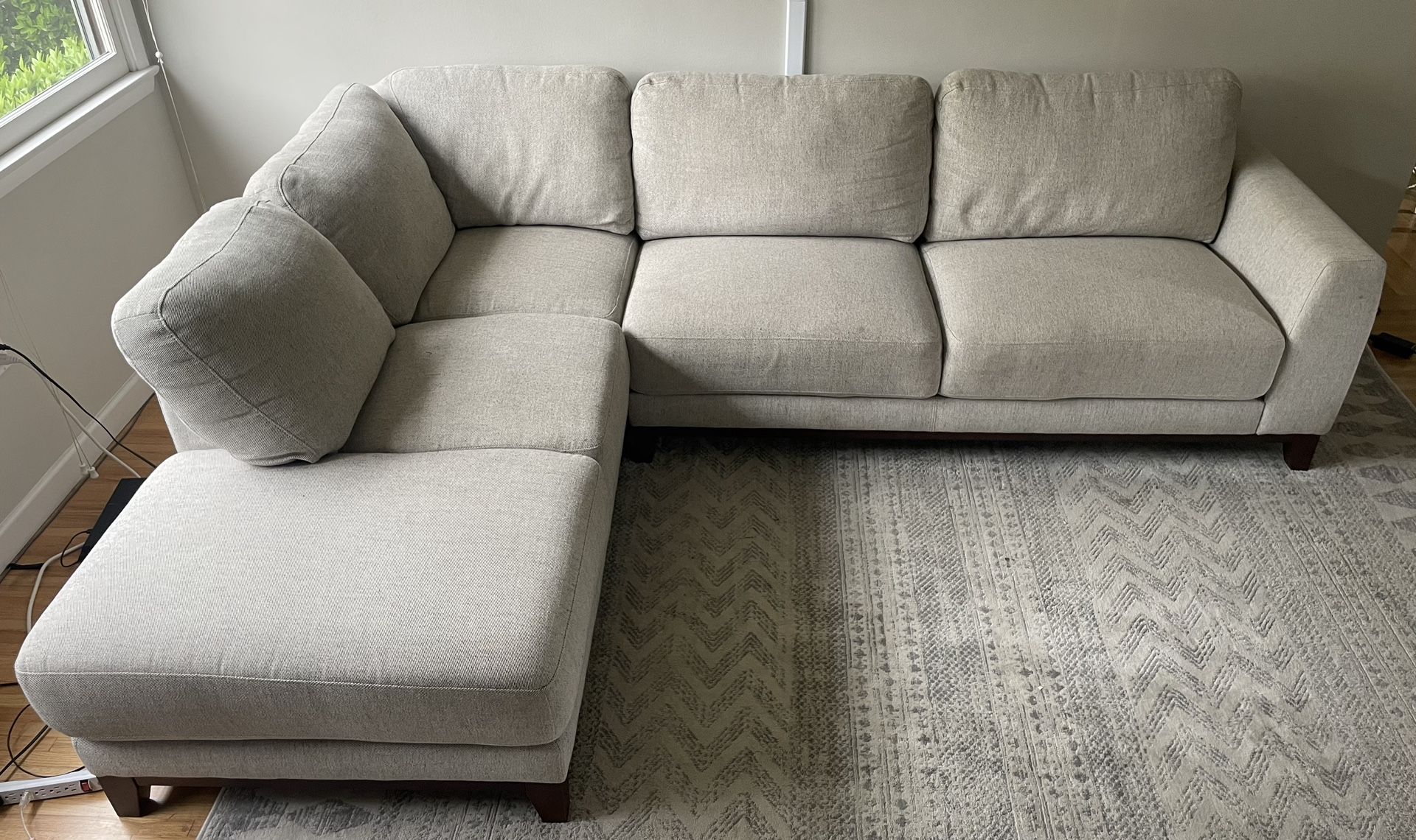 Amherst Cobblestone Sectional Couch/Sofa